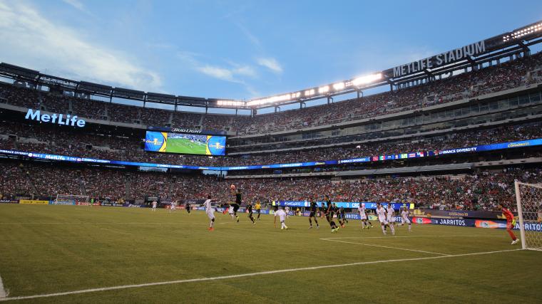 Mexico national team vs Costa Rica in the 2015 Gold Cup at MetLife Stadium 