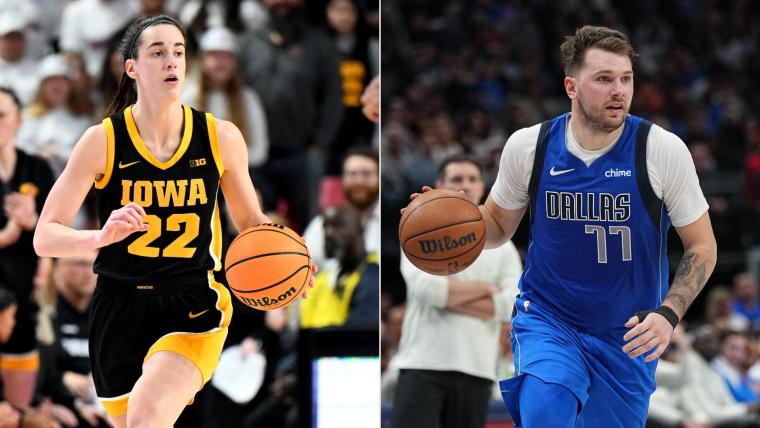 Caitlin Clark and Luka Doncic