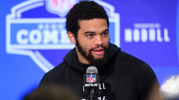 Caleb Williams compares himself to Aaron Rodgers in NFL Combine press conference image