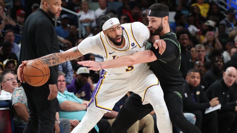 Is Anthony Davis playing tonight? TV channel, live stream, start time for Lakers vs. Pelicans Play-In game