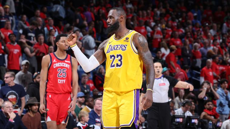 LeBron, Lakers hold on for thrilling Play-In win over Pelicans image