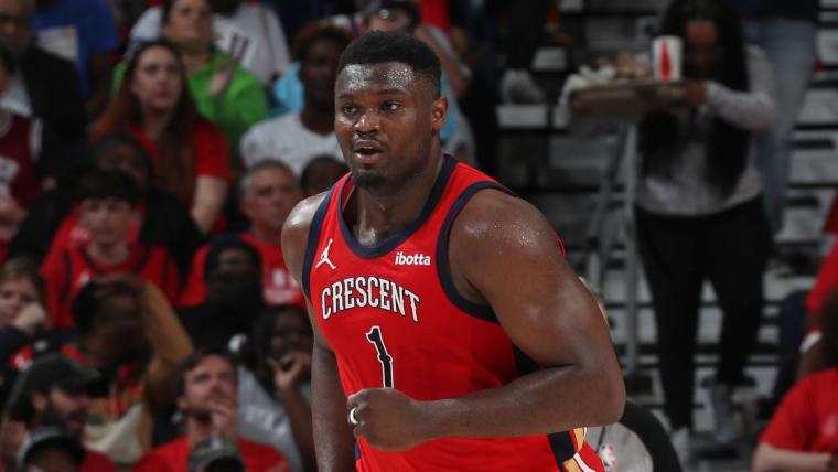 Zion Williamson injury update: Pelicans star misses final minutes of Play-In loss vs. Lakers with leg soreness