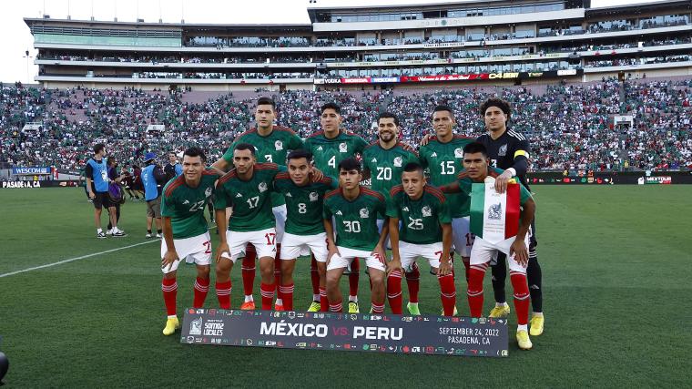 Mexico's Starting Lineup at the Rose Bowl