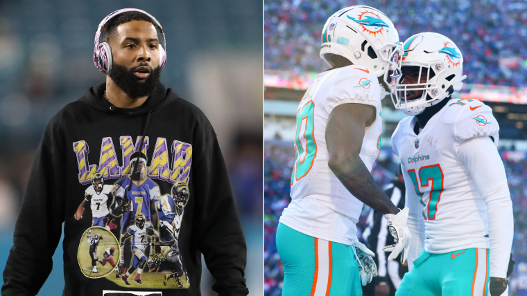 First look at Dolphins' WR depth chart with Odell Beckham Jr. image