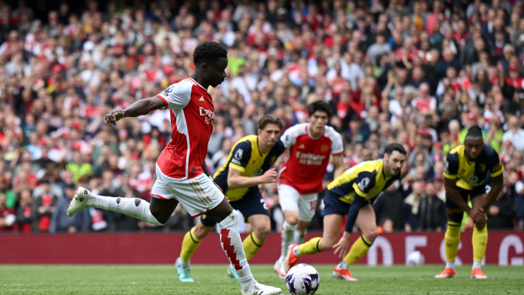 Saka and Rice shine to keep Arsenal on track image