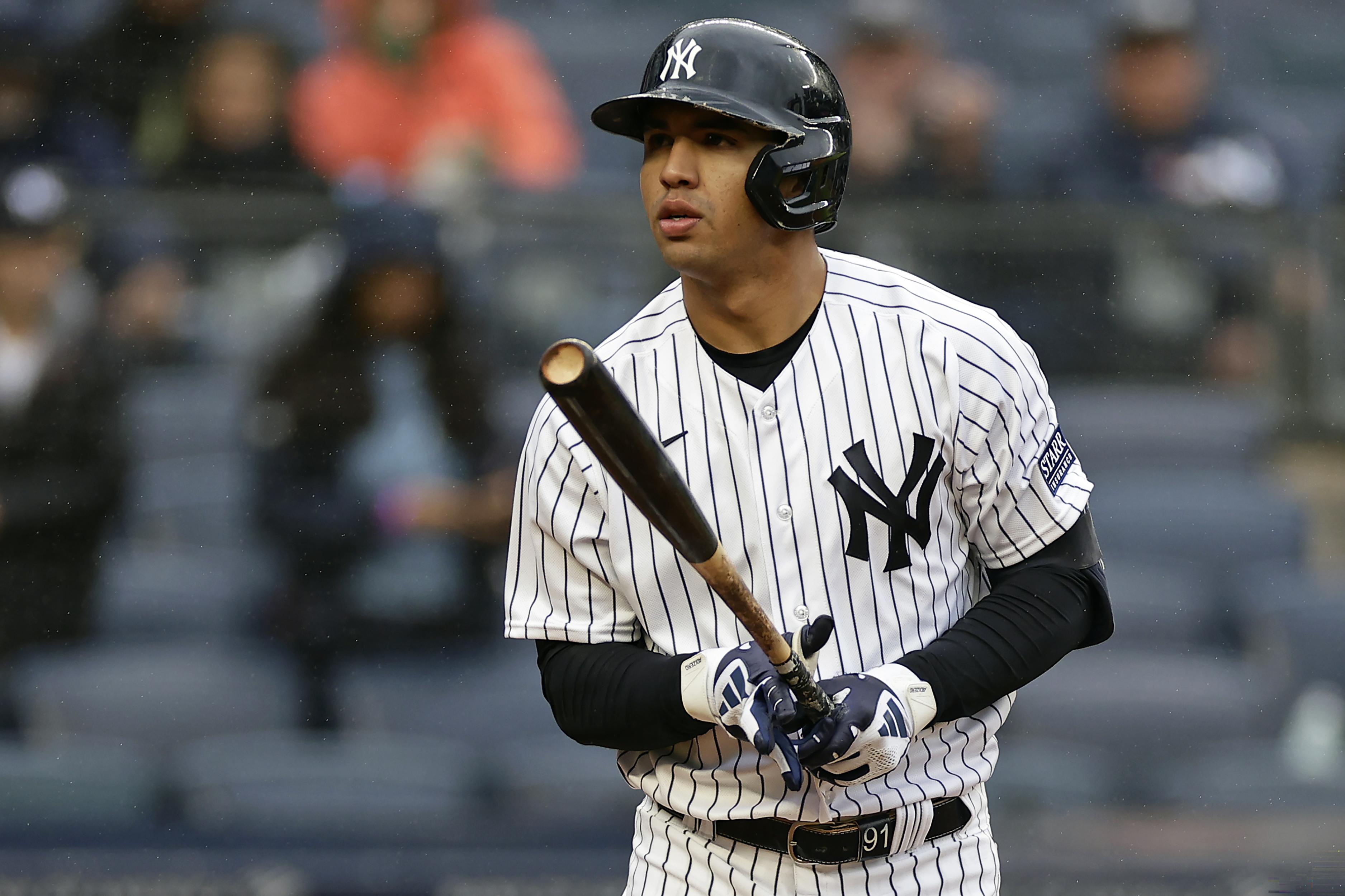 Yankees' Oswald Peraza starts injury rehab assignment with a bang